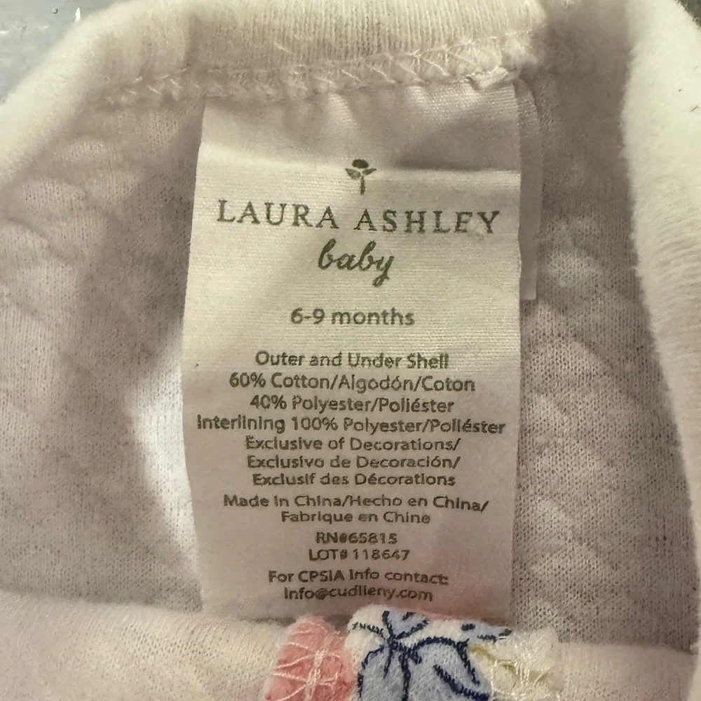 Laura Ashley Floral Baby Onesie